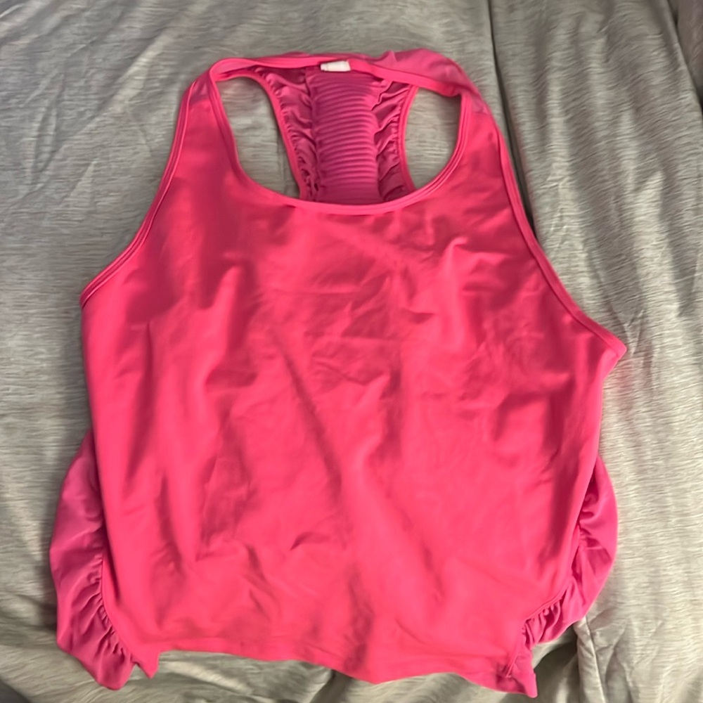 Athleta hot pink workout top